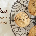 Cookies al cocco e cioccolata