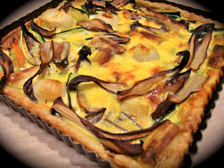 Del montaggio della cantina e della quiche alle verdure miste