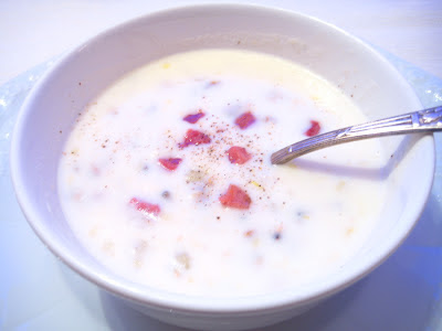 New England clam chowder