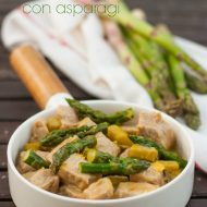 Spezzatino di vitello con asparagi