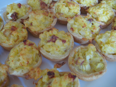Tortini di riso con asparagi e speck