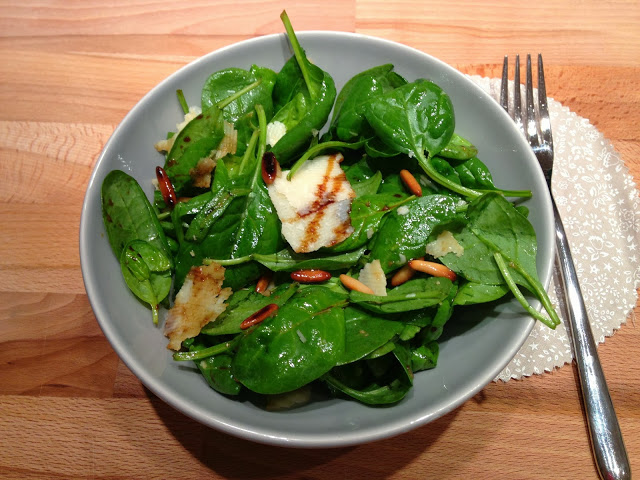 Insalata di spinacini, ovvero come far mangiare la verdura a marito