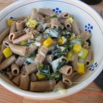 Maccheroncini alle castagne con cavolo nero e zucca, per grandi e per seimesenni!