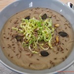 Vellutata di castagne e cavoletti di Bruxelles, per grandi e piccini
