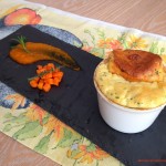 Soufflè di tagliatelle della Madonna con crema di carote allo zenzero, e la cronaca di un fallimento.