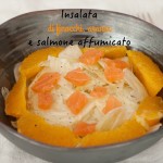 Insalata di finocchi, arance e salmone affumicato